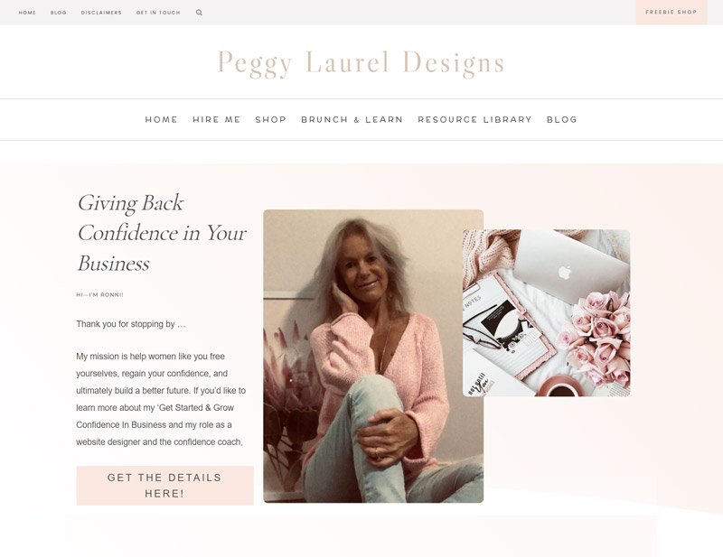 Homepage: Peggy Laurel Designs